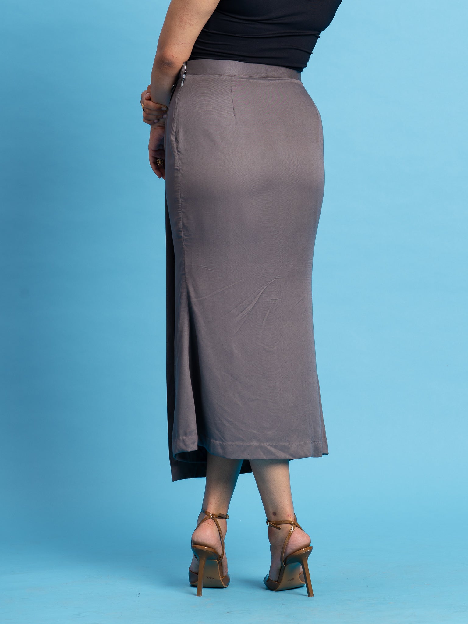 Cinder Lenzing Modal Skirt- Grey